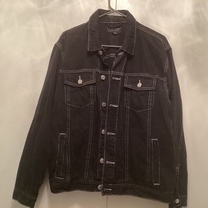 PacSun Los Angeles black denim men jacket size M